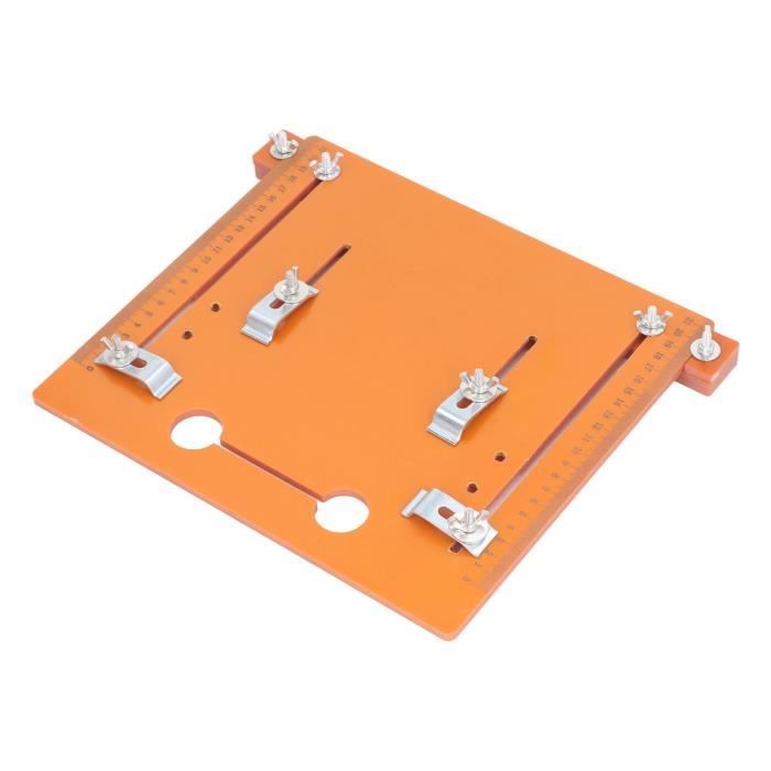 Plaque De Base Scie Circulaire 28x25cm - Guide De Coupe Précis Panneau Positionnement Outil Rail Guidage Bois