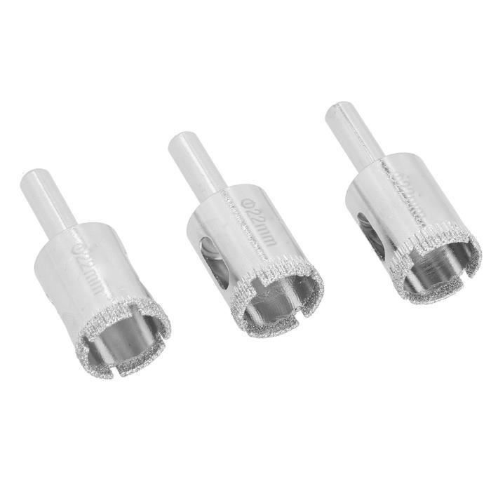 Foret à verre EJ.LIFE 3 pièces Acier allié Diamètre 22 mm — free download