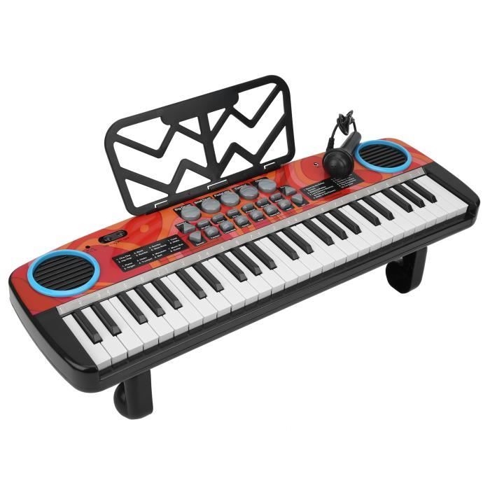 McGrey LK-6120-MIC Clavier à Touches Lumineuses avec Micro Set incl. Support et Casque Noir