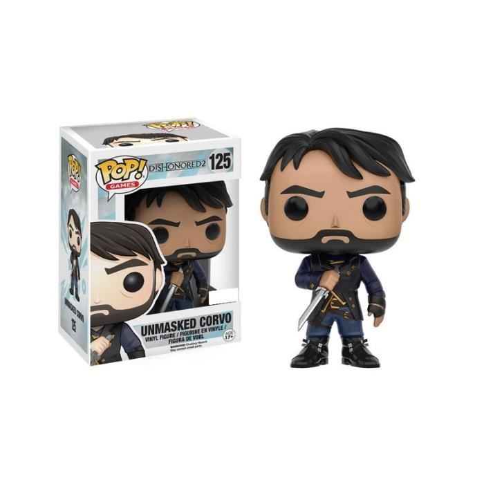 Figurine FUNKO Dishonored 2 Corvo Unmasked Exclusive 10cm Collection Pop ! - vue 1