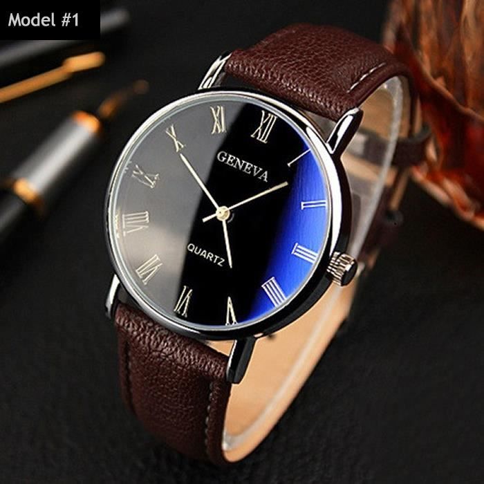 Montre geneve homme clearance