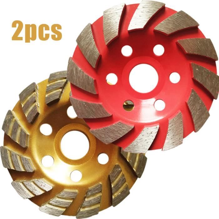 Disques De Meulage Diamantés EMSea 4 Pouces - Lot De 2 Pour Béton, Granit, Marbre