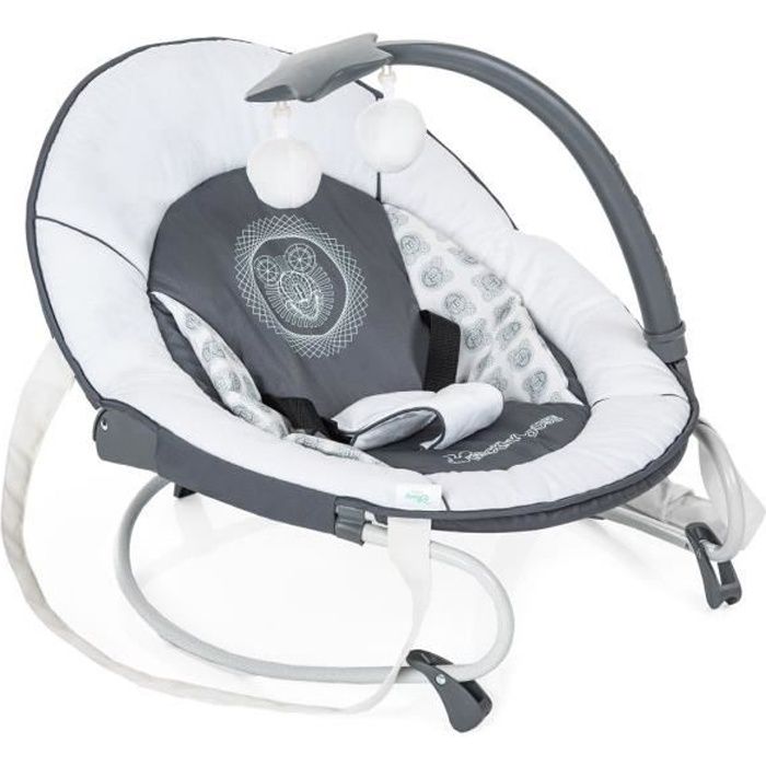 Hauck Transat Bebe Leisure Mickey Cool Vibes Gris Achat Vente Transat Cdiscount