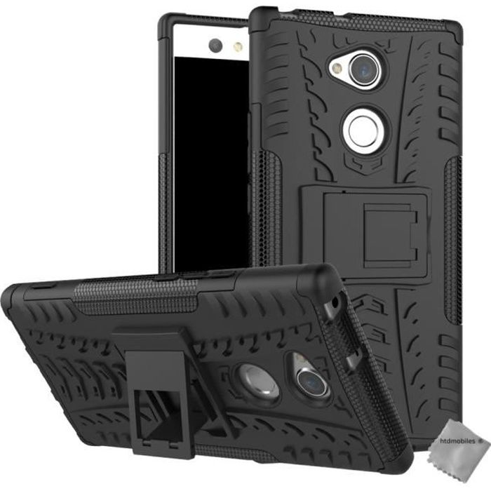 Coque rigide anti choc pour Sony Xperia XA2 Ultra + film ecran - NOIR -  Cdiscount Téléphonie