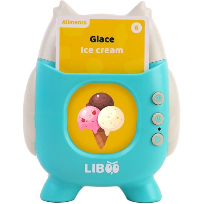 Liseuse Liboo Français Anglais 240 Mots Jeu Educatif Piles Incluses Vocabulaire Apprentissage Design Français