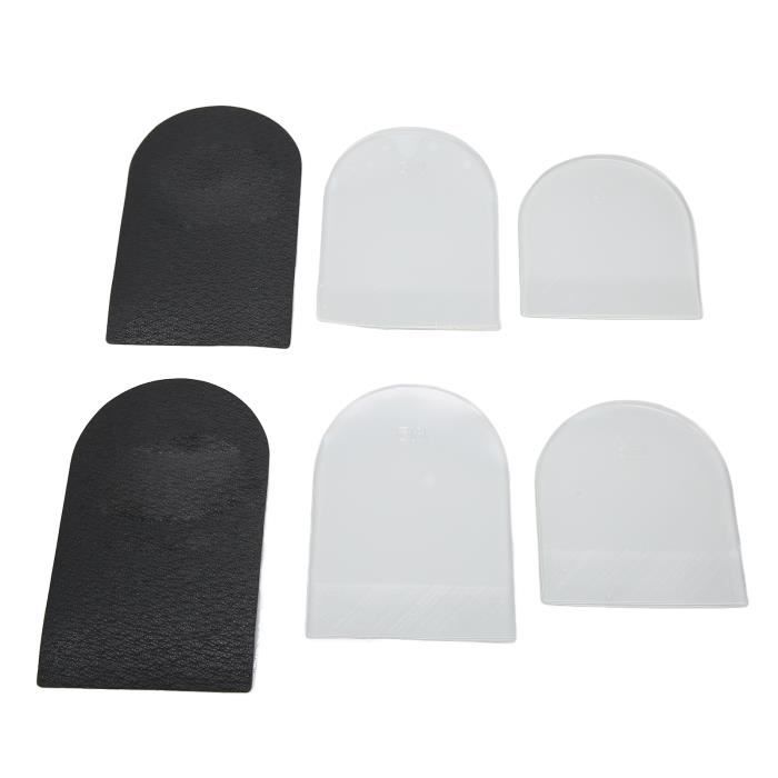 Coussinets Talon Auto-Adhésifs 2 Paires | Anti-Douleur Pour Chaussures | Éponge Confortable | Noir 14.5x8.7cm