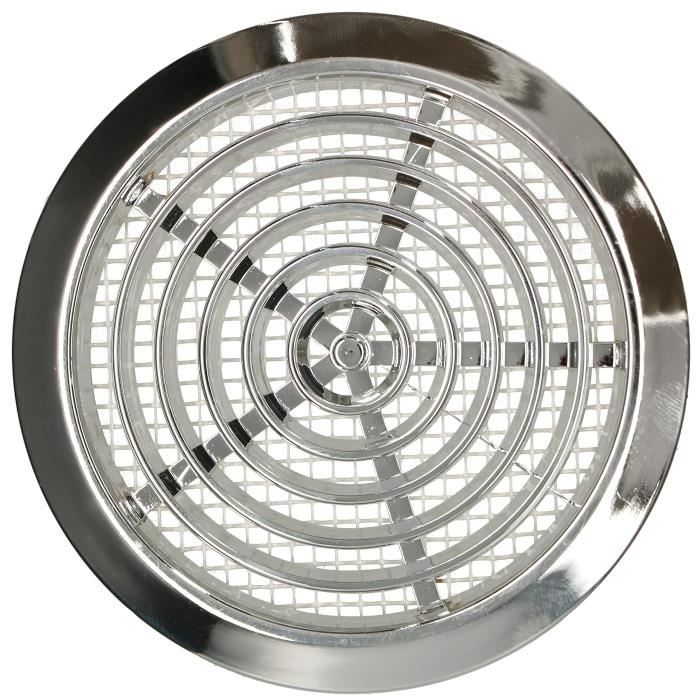 Grille D'Aération Ronde Cuivre - 160/199mm Avec Moustiquaire, Proskto