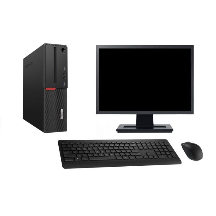 PC Lenovo M700 SFF Ecran 19 Intel i7-6700 RAM 8Go Disque 2To Windows 10 Wifi - Lenovo