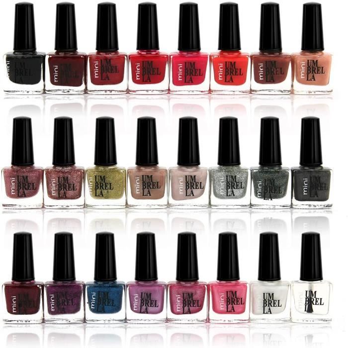 Verni A Ongle Lot 24 Vernis À Ongles Couleurs Différentes Classiques 6 Cdiscount Au quotidien