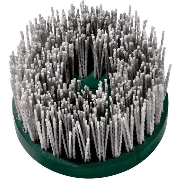 Brosse de plateau METABO Ø 130 mm grain P 46 pour acier bois et plastiques