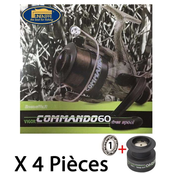 Lineaeffe Moulinet Pêche Garni Vigor Commando 6000 Baitrunner Débrayable Carpe Carnassiers Feeder Lineaeffe Moulinet Pêche Garni Vigor Commando 6000 Baitrunner Débrayable Carpe Carnassiers Feeder