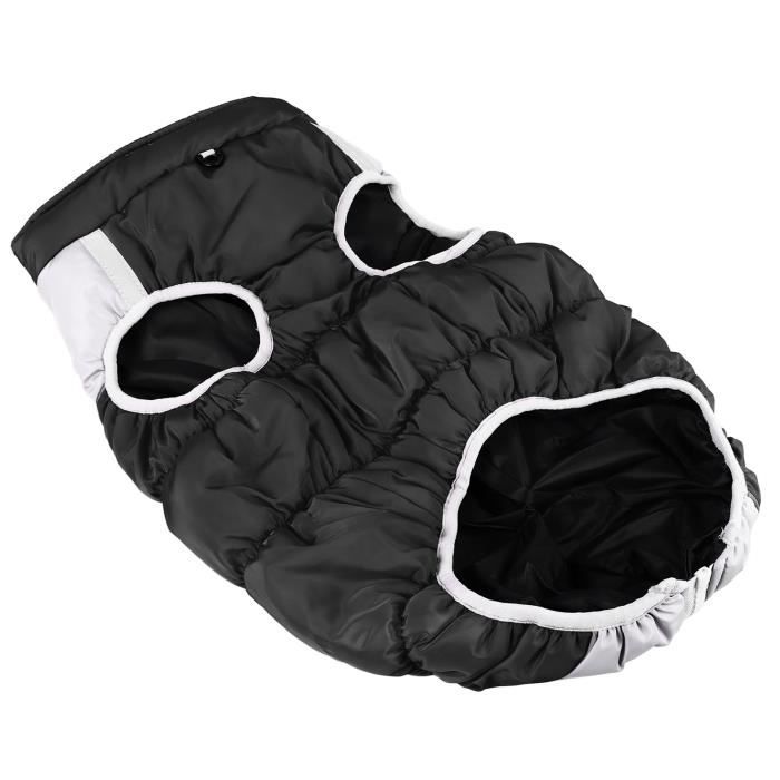 Comparer les prix de Manteau d'hiver pour chien MINIFINKER - Noir - Coton épais et réfléchissant