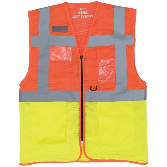 Gilet Haute Visibilité Yoko à Manches Longues - Pour Homme, Tailles S à 3XL, 2 Couleurs Au Choix - Neuf, Idéal Travail Ou Sécurité