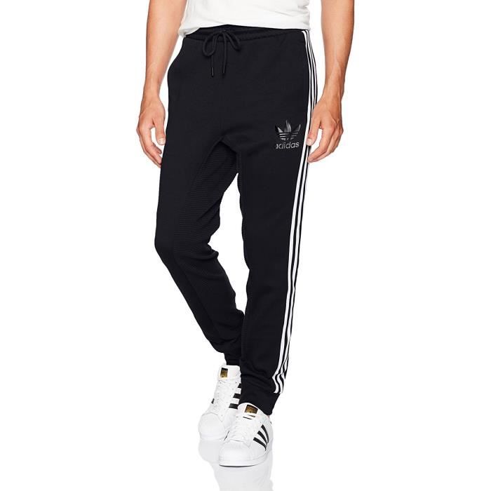 Adidas Homme PANTALON DE SURVÊTEMENT CURATED SLIM Fit Noir Noir 