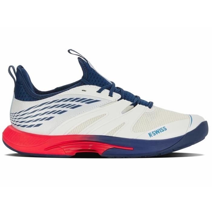 K-SWISS Chaussures de tennis - K-SWISS - Speed Trac - Blanc de blanc/ blue opal /lollipop - Homme - Tige en maille
