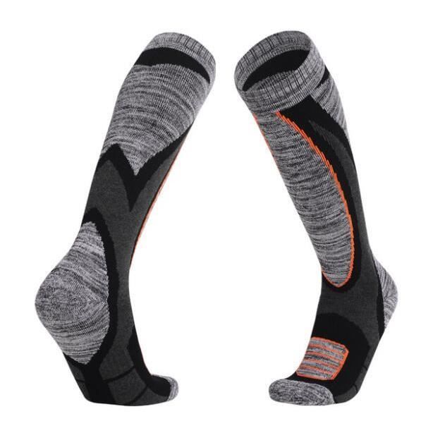 FM London Lot De 4 Chaussettes Ski Thermiques Homme/Femme – Rembourrées, Respirantes, Confort Max Sur Les Pistes