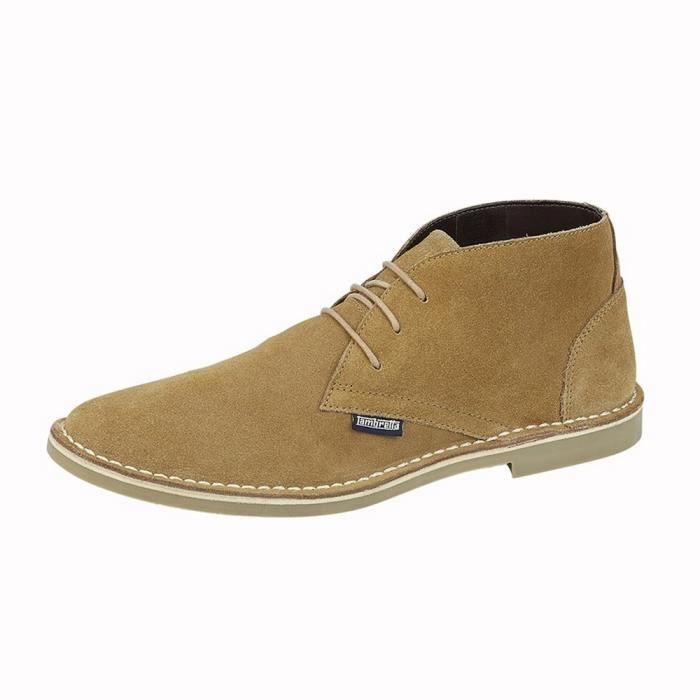 Chaussures Desert boots CHISW Lambretta Homme Daim Lacet