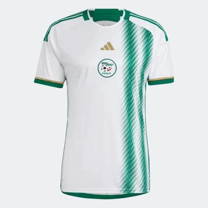 Maillot Algerie 2022 2023 Domicile Homme Nouveau Maillot de Foot Pas Cher Blanche Cdiscount Sport