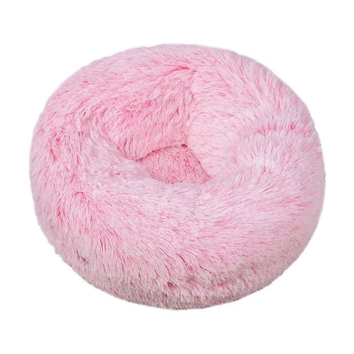 Meilleurs prix pour RNGCPTO Lit de Panier COUSSIN Pour Chat et Chien,Lit Rond en Peluche Douce et Confortable Panier Pour Chat Chien 50cm -Rose2