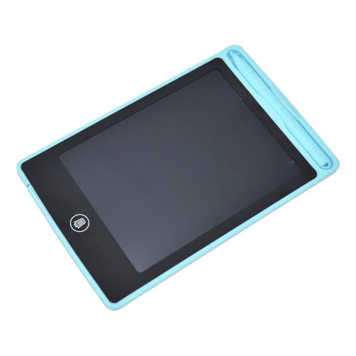TEKFUN Tablette Dessin LCD Parler – Jouet Éducatif Flash Cards + Écriture Magique – Cadeau Enfant 3-8 Ans Garçon Fille (Bleu)