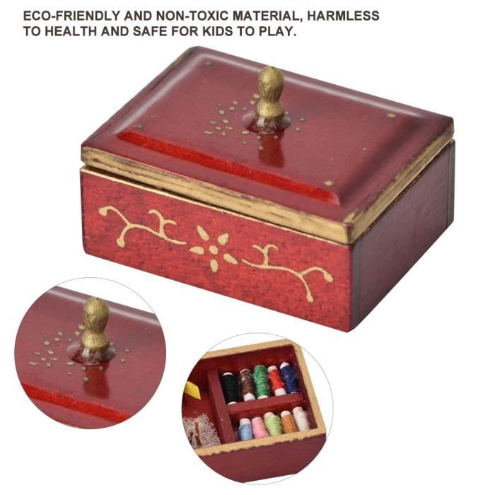 Accessoire Lutin Farceur De Noel Lot De 7 Boîtes à Outils Miniatures En Bois - Accessoires De Accessoire Lutin Farceur De Noel Lot De 7 Boîtes à Outils Miniatures En Bois - Accessoires De