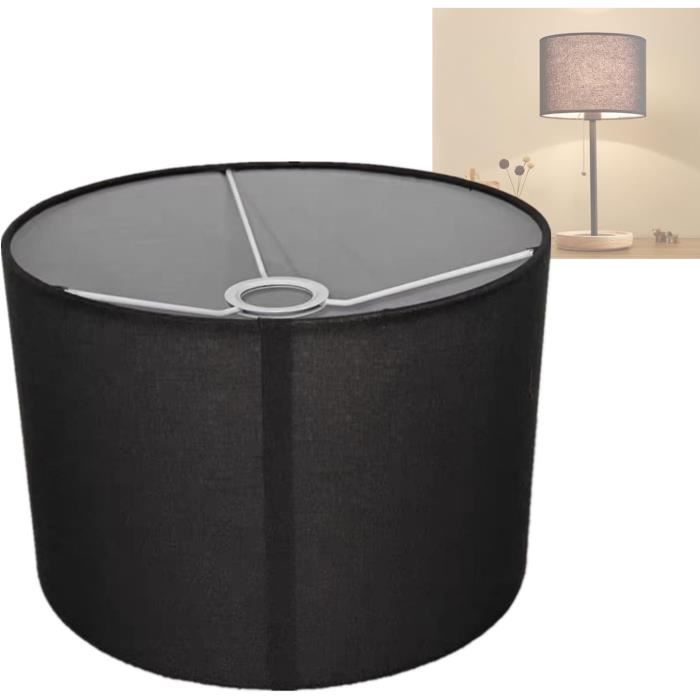 LAMPE DE TABLE Abat-jour Lampadaire En Lin Kd Amovible Bureau Rustique