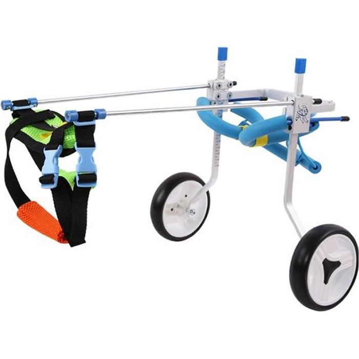 5 Types Chariot Fauteuil Roulant Pour Animal Handicape Pour Pattes Arriere Petit Chien Chat Chien Chien Marche En Acier Cdiscount
