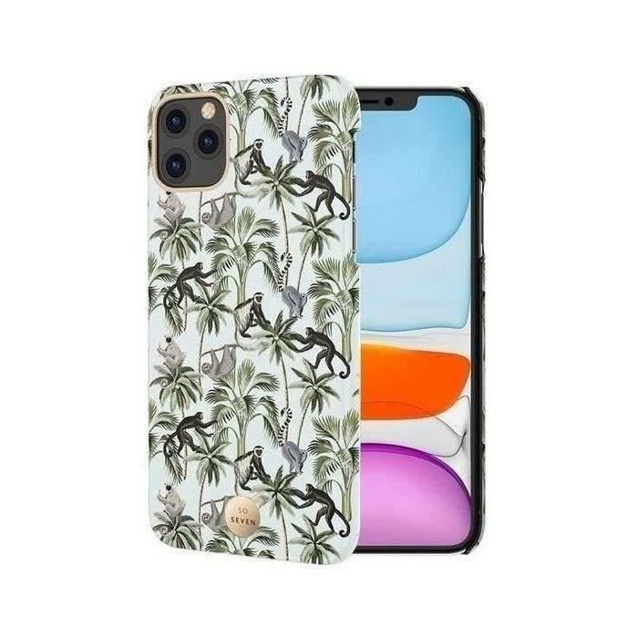 SO SEVEN Coque Premium Crystal Jaipur Lémurien Bleu: iPhone 11 Pro Max