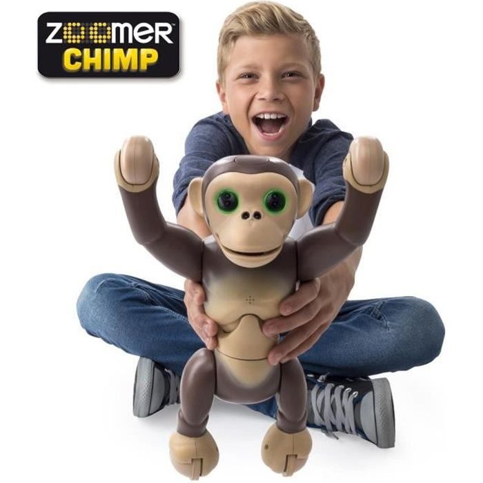 ZOOMER Chimp Robot singe Intéractif et radiocommandé - Cdiscount Jeux -  Jouets