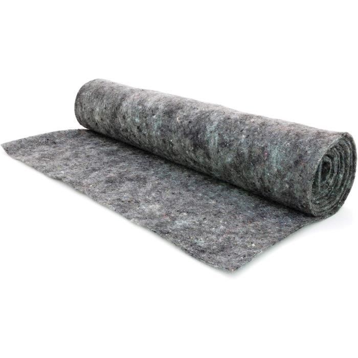 Non-Tissé Pour Bassin 500g/m² - 52m² - Protection Bâche - Polypropylène - 5mm D'Épaisseur - Aquagart