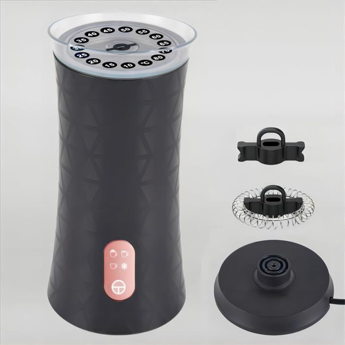 Mousseur à Lait électrique 4 En 1 – Chauffe Et Mousse Automatique 430ml – Silencieux, Facile à Nettoyer – Parfait Pour Latte Et Cappuccino