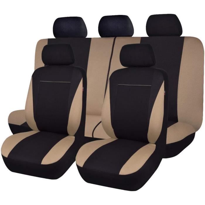 Housses De Siège Beige/Marron Pour Frankia Camping-Car - Ref 1100P103 - Neuves