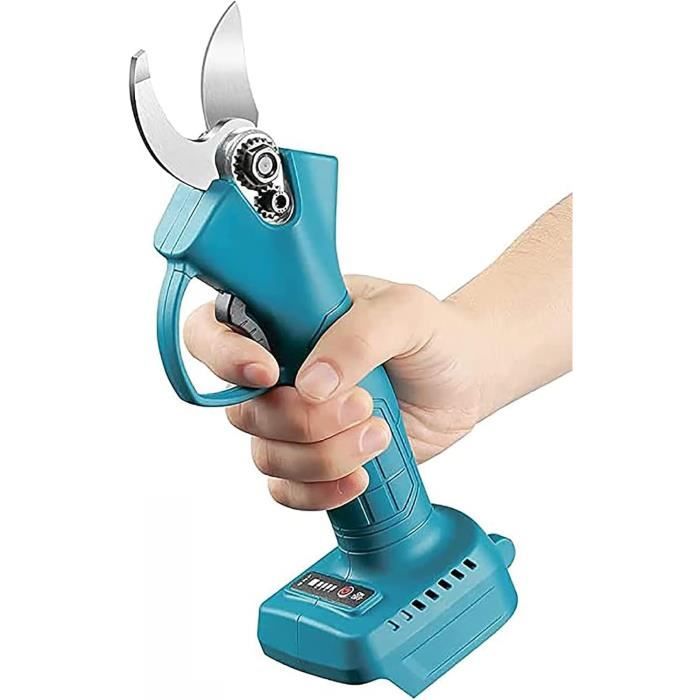 Sécateur électrique Sans Fil Pro - Compatible Batterie Bosch 18V - Coupe Branches Jusqu'à 40mm - Parfait Pour Jardinage