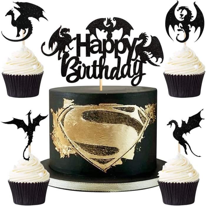 Paillettes Cupcake Toppers 11 Pièces Chevaux Décoration de Gâteau