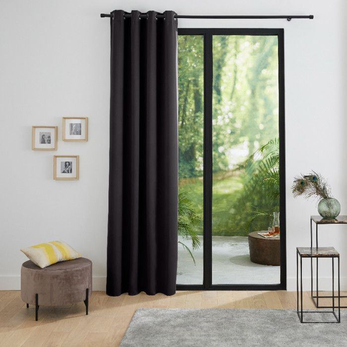 YSTELLAA Impermeable Rideau Occultant Salon Lot De 2, 140×175CM, Rideau Thermique Isolant Anti Froid Et Chaleur, À Oeillets, Anti Bruit, Pour Salon Et Chambre, Decoration Noel, Bordeaux