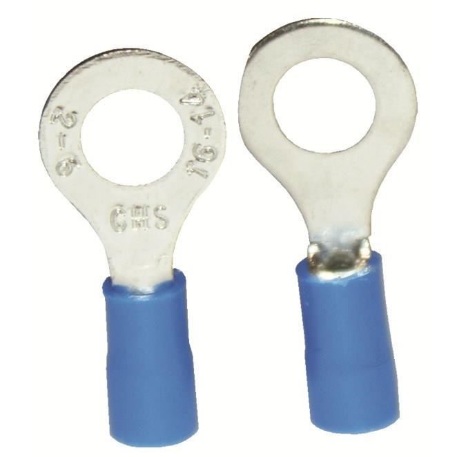 Cosses Isolées Rondes Pour Câbles 1 à 2,5 Mm² - Lot De 10 - Neuf - Réf. 50010012