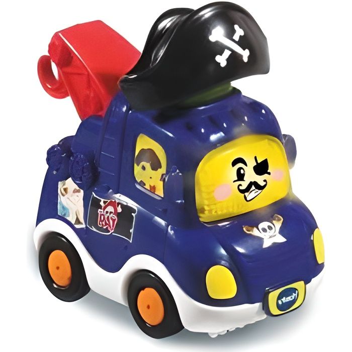 Tut Tut Bolide Vtech - Pat la voiture pirate edition speciale - Depanneuse - Vehicule Son et Lumiere
