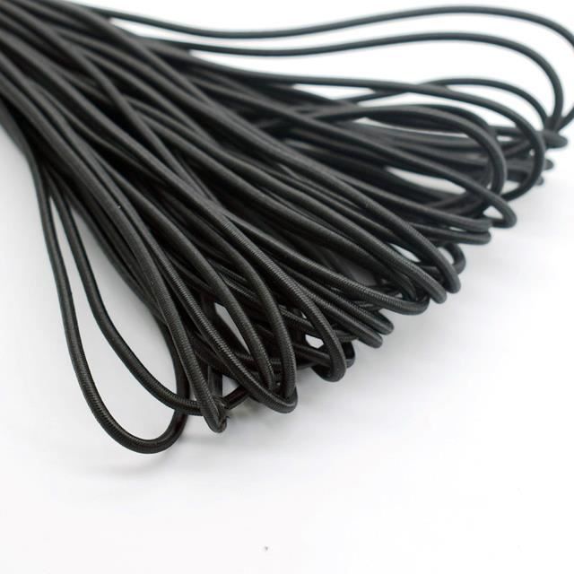 Everlasto Lastoflex Cordon élastique Noir 2 mm x 100 m