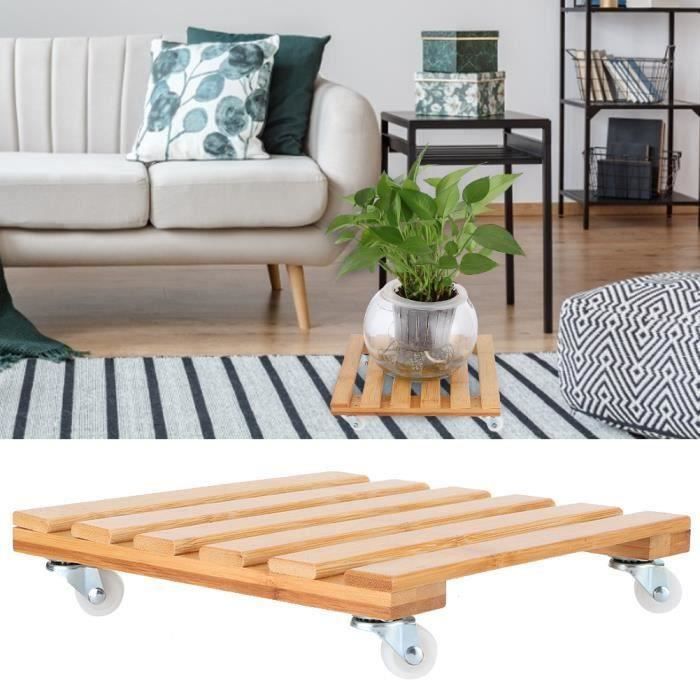 Support Pour Plantes En Pot, Plateau à Roulettes Pour Plantes 15,7 Pouces Chariot Pour Plantes En Pot En Fer Pour Le Jardinage Domestique, Déménageur De Pot De Jardinière D'intérieur ( Color