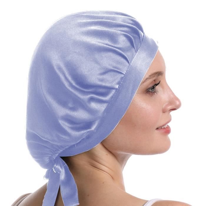 Bonnet De Nuit En Soie De Mûrier 22 Mommes Mommesilk – Réglable, Élastique, 100% Pure Soie Naturelle Pour Cheveux & Peau