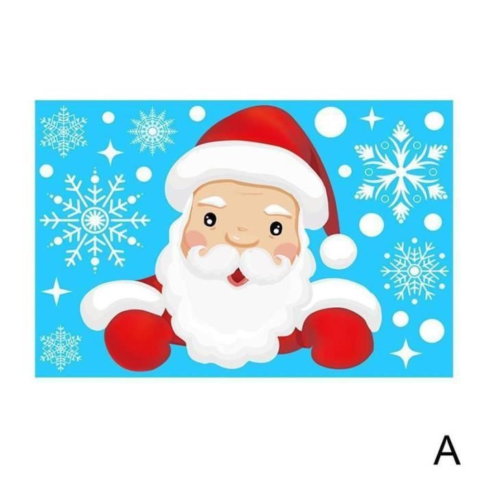 Autocollants Fenêtre Noël - Sapins, Flocons De Neige, Décoration Amovible Et Réutilisable