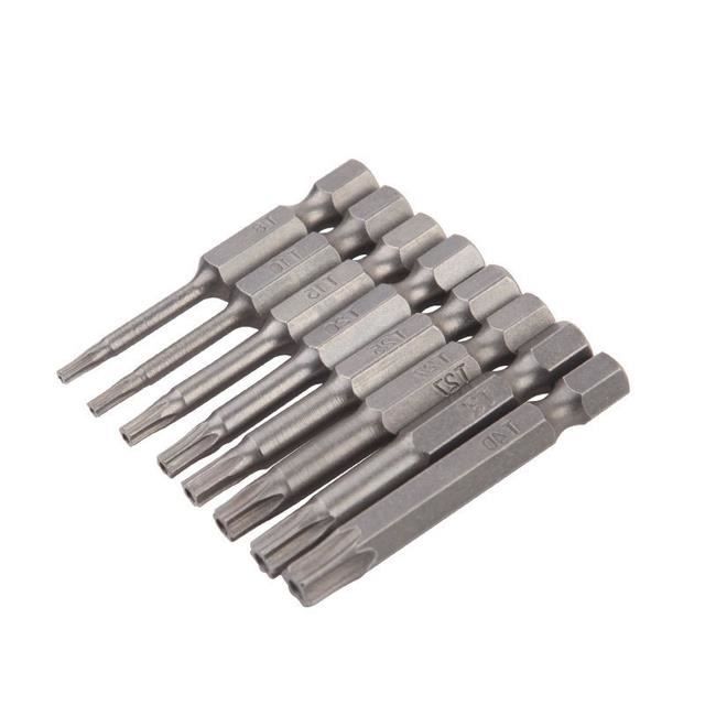90 Embouts Torx 50 Mm - Pour Visseuse, Chocs - Acier S2 Magnétique - T7 à T40 - Avec Boîte De Rangement