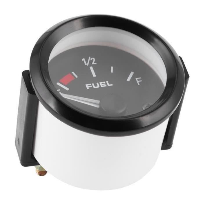 Indicateur Niveau Carburant 52mm Avec Capteur 150-400mm - Universel Bateau Camion