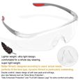 Atyhao lunettes anti-rayures Lunettes de sécurité Lunettes de protection transparentes anti-rayures Lunettes de travail-1