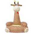 vidaXL Chaise en peluche pour enfants Girafe Marron 80160-1