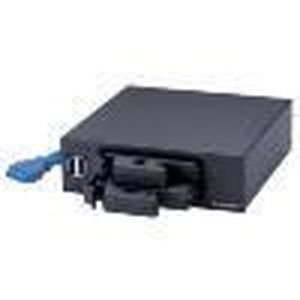 Adaptateur Baie De Disque Dur 5.25" Vers 3.5" SATA - SODIAL - Argent/Noir
