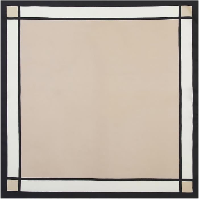 Foulard Soie KOOYOL 53x53cm - Carré Satiné Écharpe Bandana Femme Multi-Usages