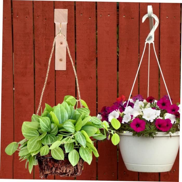 Ahlsen 2 Pièces Poulie Plante Rétractable Plant Pulley Crochet Suspension Pot De Fleur Pour Paniers Fleurs Mangeoires A Oiseaux Cage Oiseau 2 Pieces 82928537