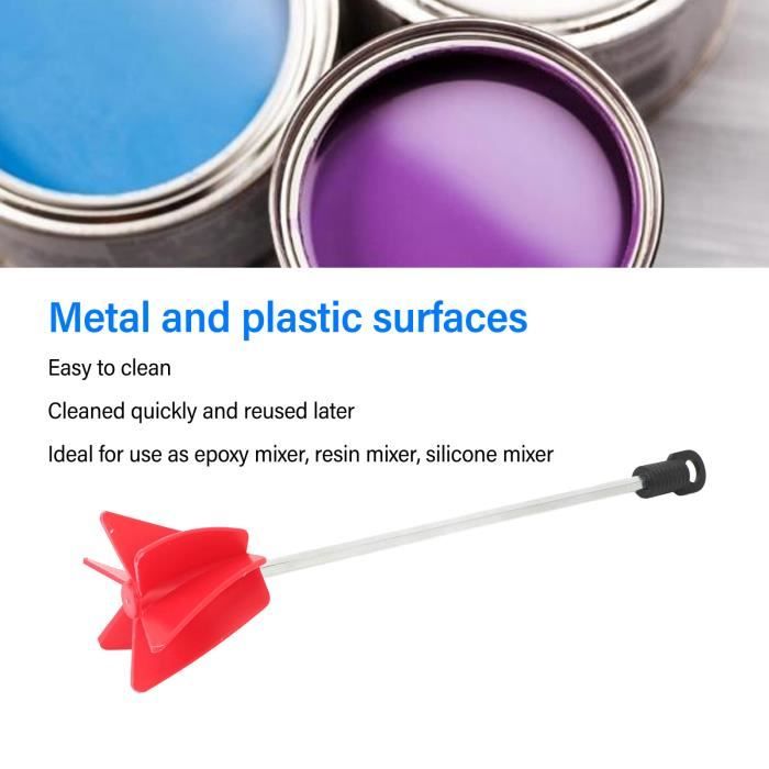 Lot De 2 Accessoires Mélangeurs De Peinture – Faciles à Monter, Pour Tout Type De Tâche