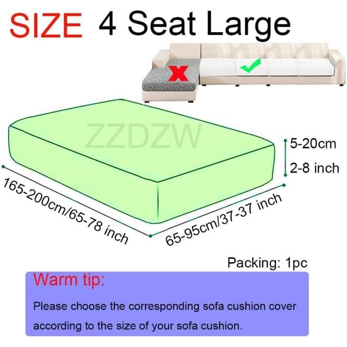 Housse Pour Canapé D'Angle IKEA GRÖNLID - 2x2 + Accoudoir - Vert Clair - Tissu Velouté - Neuf